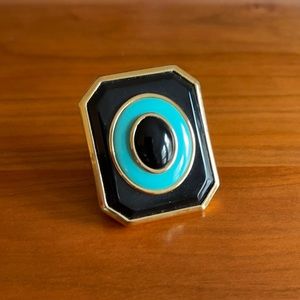 House of Harlow 1960 Art Deco Ring, Size 7